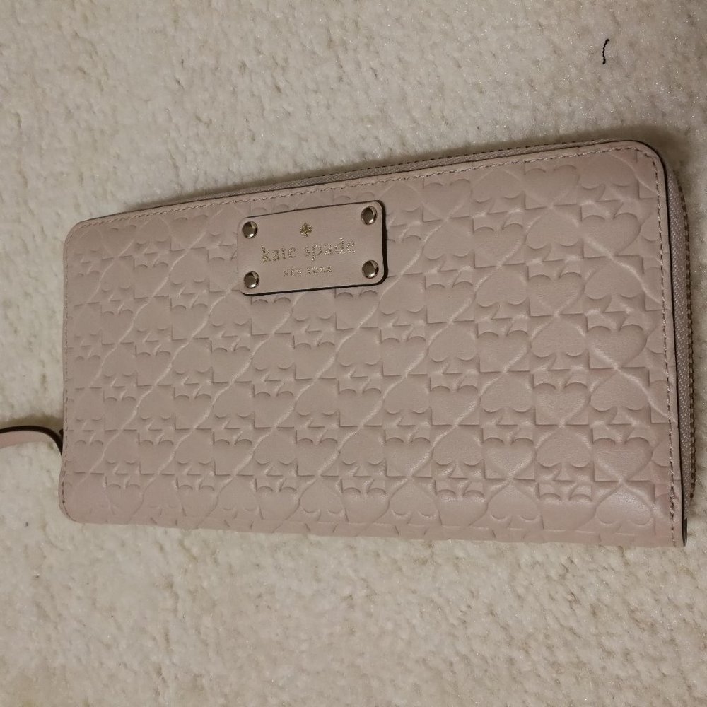 KATE SPADE NEW YORK Roulette Zip Wallet  OS/Pink